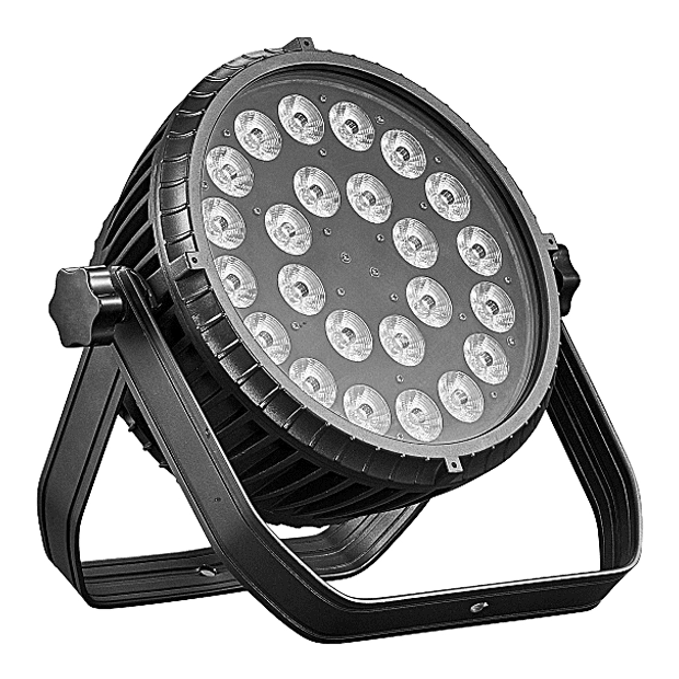 24 10w Rgbwa Uv 6 In 1 Led Par Ip65